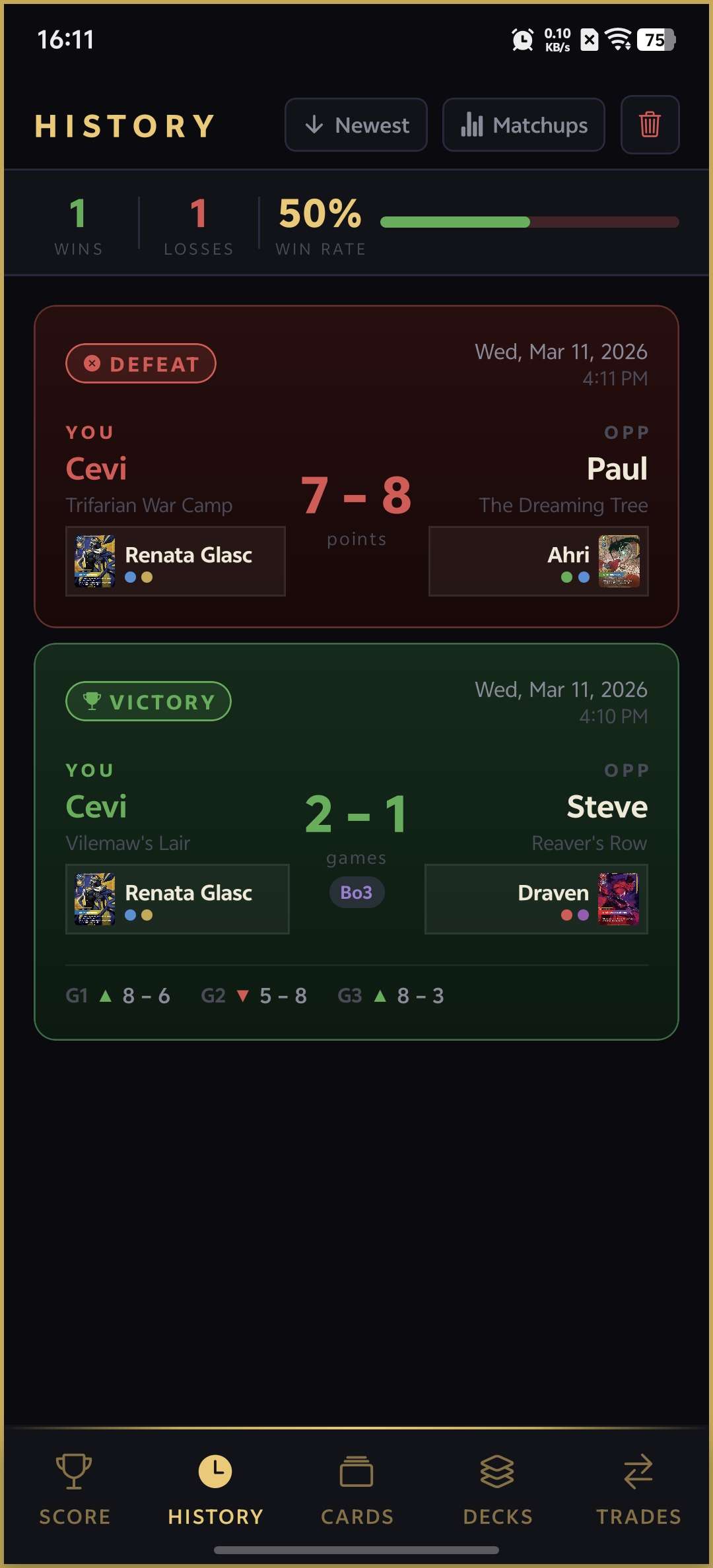 Riftbound Companion screen 3